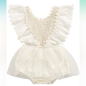 Eyelet onesie